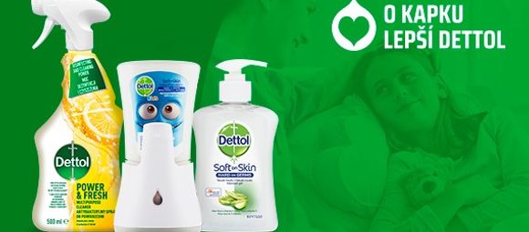 Dettol se v roce 2022 spojil s Kapkou naděje v projektu O Kapku lepší Dettol