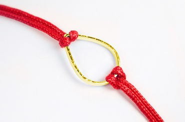 Náramek Kabbalah ve žlutém kovu