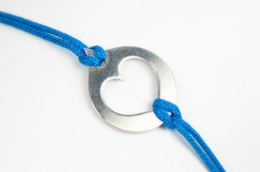 Stříbrný náramek Kabbalah