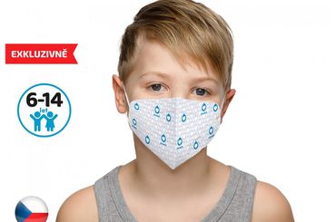 Dětský respirátor FFP2 s Kapkou naděje - 10 ks